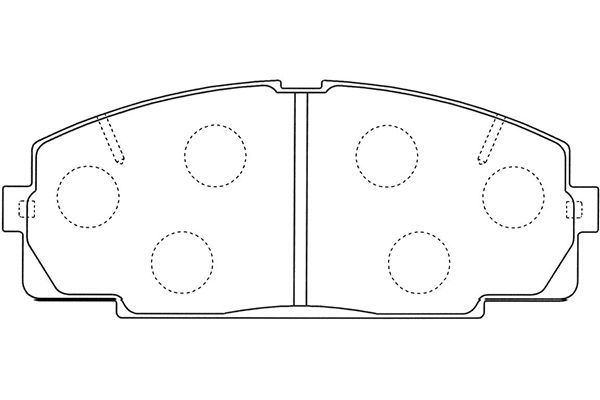 KAVO PARTS Комплект тормозных колодок, дисковый тормоз BP-9135
